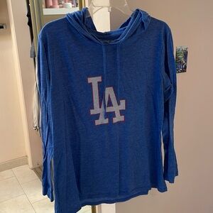 Hooded MLB Dodgers Long Sleeve